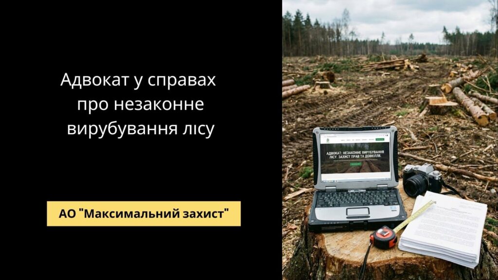 Адвокат у справах про незаконне вирубування лісу - екологічне право